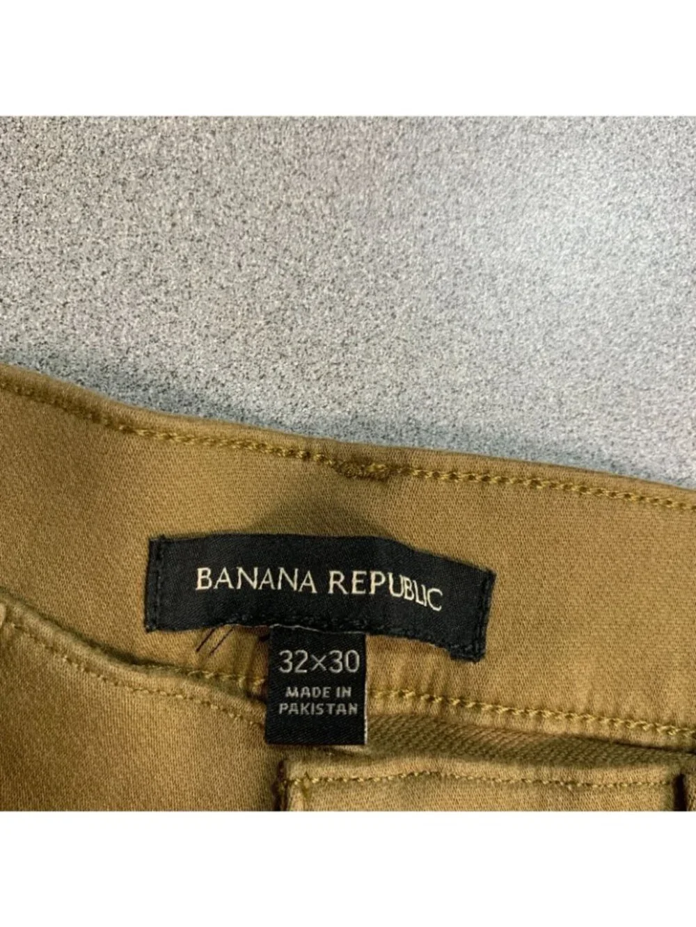 NWT Banana Republic Men's 32x30 5-Pocket Pants Tan Cotton-Blend Stretch